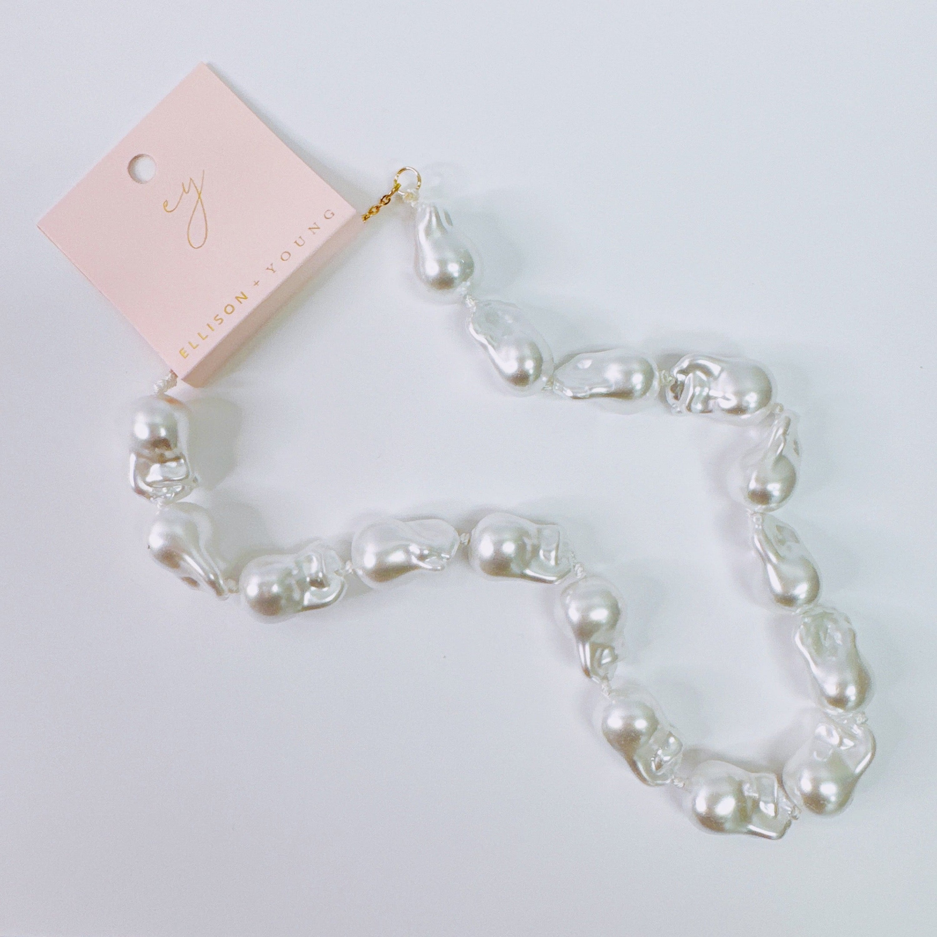 Modern Baroque Pearl Necklace